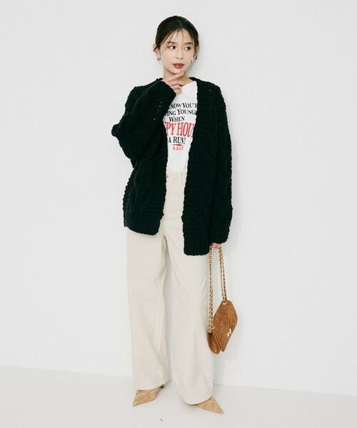 UNTITLED / アンタイトル パンツ | 【 Healthy DENIM 】Pink Pepper ワイドストレートコーディロイパンツ | 詳細4