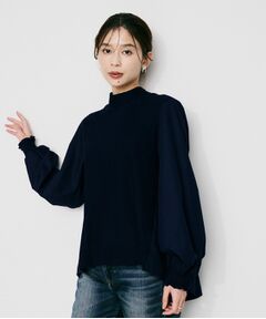 UNTITLED / アンタイトル シャツ・ブラウス | 【TORRAZZO DONNA】ニット×ファブリック ハイブリッドブラウス