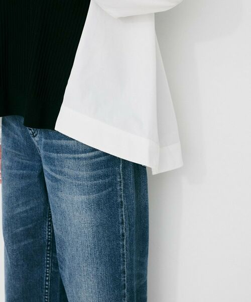 UNTITLED / アンタイトル シャツ・ブラウス | 【TORRAZZO DONNA】ニット×ファブリック ハイブリッドブラウス | 詳細20
