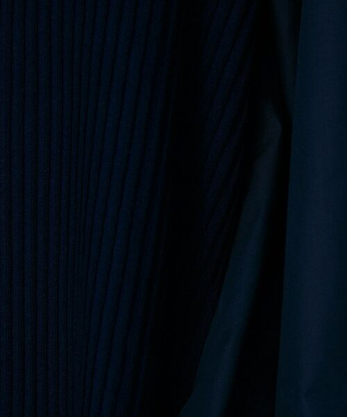 UNTITLED / アンタイトル シャツ・ブラウス | 【TORRAZZO DONNA】ニット×ファブリック ハイブリッドブラウス | 詳細9