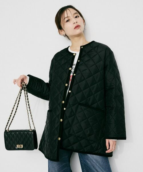 UNTITLED/アンタイトル 【 TRADITIONAL WEATHERWEAR 】アークリー Aライン ミドルコート ブラック(019) 02 UNTITLED/アンタイトル 【 TRADITIONAL WEATHERWEAR 】アークリー Aライン ミドルコート ブラック(019) 02