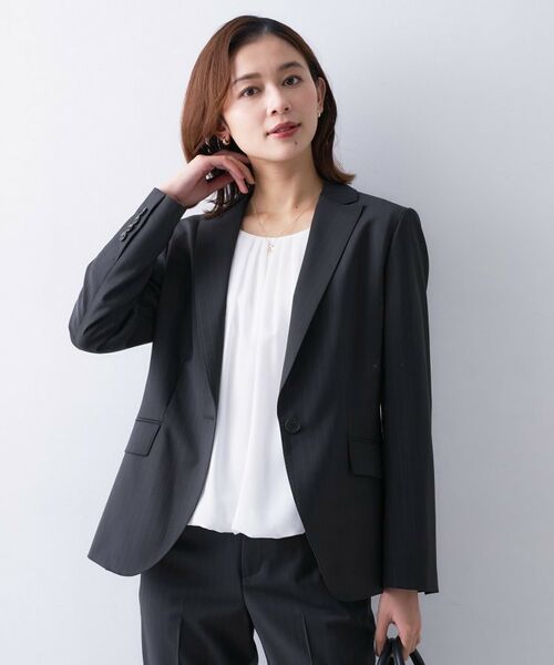 UNTITLED/アンタイトル プレミアムテーラードジャケット ネイビー(394) 03(L) UNTITLED/アンタイトル プレミアムテーラードジャケット ネイビー(394) 03(L)