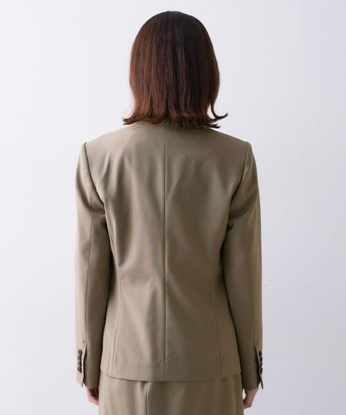 UNTITLED / アンタイトル ノーカラージャケット | 【仕事着/スーツ】プレミアムカラーレスジャケット | 詳細19