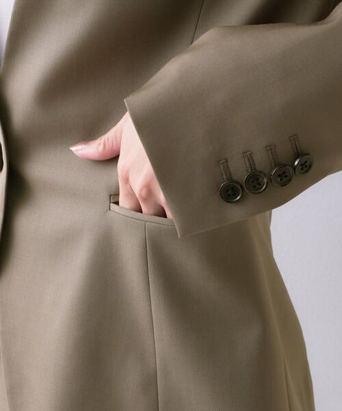UNTITLED / アンタイトル ノーカラージャケット | 【仕事着/スーツ】プレミアムカラーレスジャケット | 詳細22