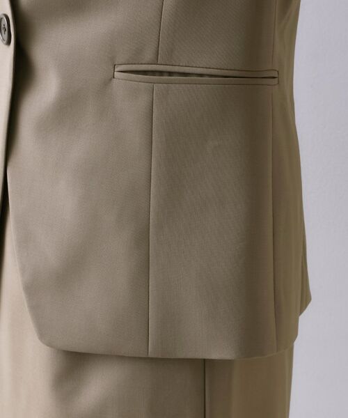 UNTITLED / アンタイトル ノーカラージャケット | 【仕事着/スーツ】プレミアムカラーレスジャケット | 詳細23