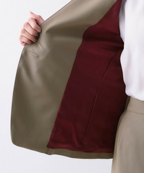 UNTITLED / アンタイトル ノーカラージャケット | 【仕事着/スーツ】プレミアムカラーレスジャケット | 詳細24