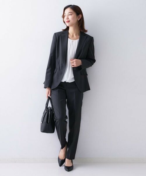 UNTITLED / アンタイトル パンツ | 【仕事着/スーツ】プレミアムテーパードパンツ | 詳細12