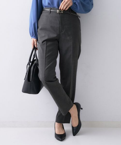 UNTITLED/アンタイトル プレミアムテーパードパンツ チャコールグレー(014) 04(2LT)