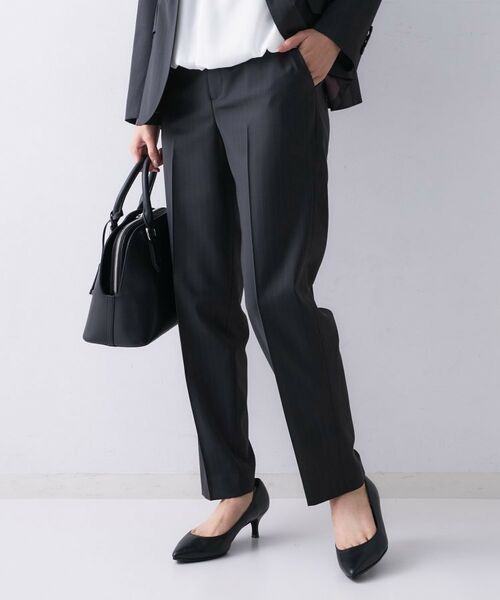 UNTITLED/アンタイトル プレミアムテーパードパンツ ネイビー(394) 04(2LT)