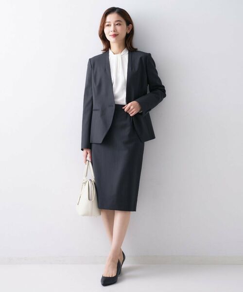 UNTITLED / アンタイトル ミニ・ひざ丈スカート | 【仕事着/スーツ】プレミアムタイトスカート | 詳細12