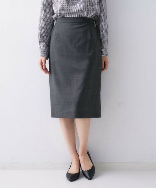 UNTITLED / アンタイトル ミニ・ひざ丈スカート | 【仕事着/スーツ】プレミアムタイトスカート | 詳細2