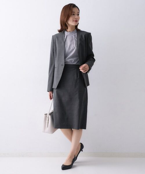 UNTITLED / アンタイトル ミニ・ひざ丈スカート | 【仕事着/スーツ】プレミアムタイトスカート | 詳細4