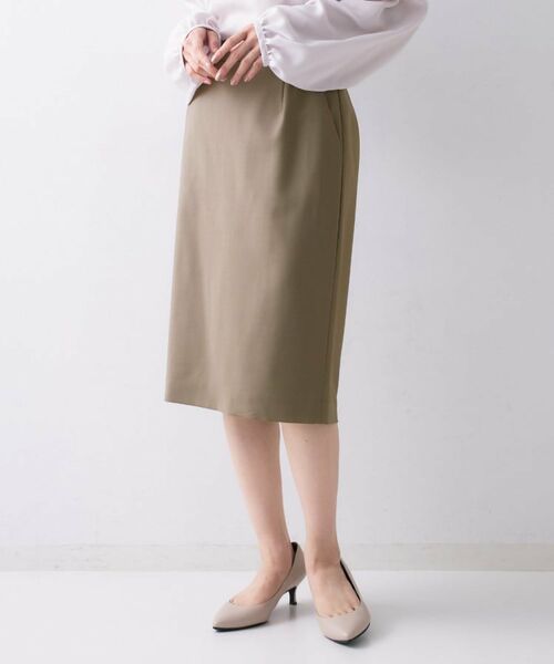 UNTITLED / アンタイトル ミニ・ひざ丈スカート | 【仕事着/スーツ】プレミアムタイトスカート | 詳細7