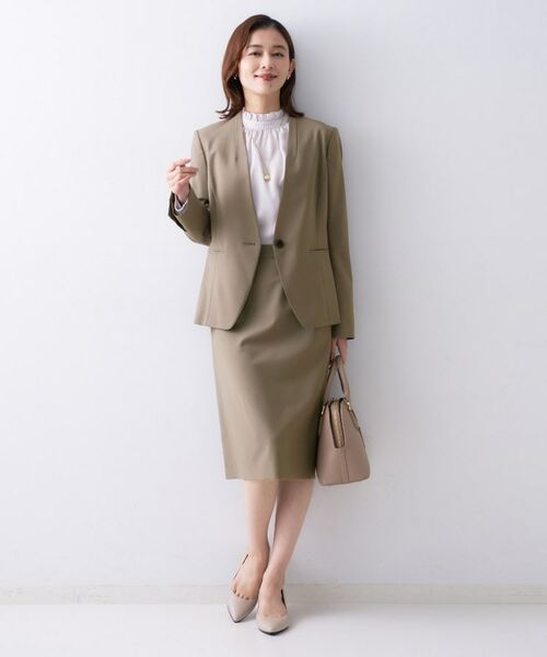 UNTITLED / アンタイトル ミニ・ひざ丈スカート | 【仕事着/スーツ】プレミアムタイトスカート | 詳細8