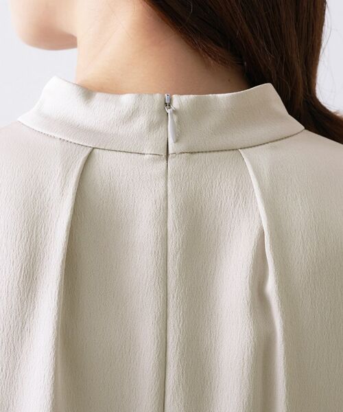 UNTITLED / アンタイトル シャツ・ブラウス | 【きれいめ/お仕事着】サテンドレープブラウス | 詳細18