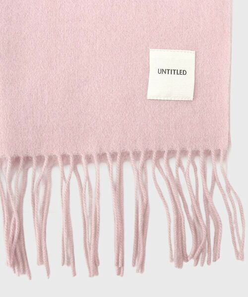 UNTITLED / アンタイトル マフラー・ショール・スヌード・ストール | 【ウォッシャブル】ウールカシミヤストール | 詳細2