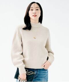 UNTITLED / アンタイトル ニット・セーター | 【ゆったりコンパクト】スポンディッシュ ボトルネックプルオーバー