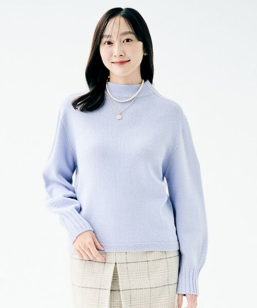 UNTITLED / アンタイトル ニット・セーター | 【ゆったりコンパクト】スポンディッシュ ボトルネックプルオーバー | 詳細10