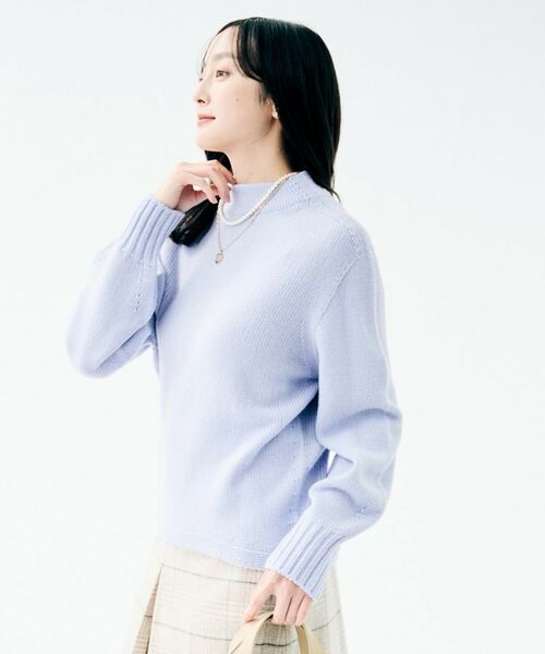 UNTITLED / アンタイトル ニット・セーター | 【ゆったりコンパクト】スポンディッシュ ボトルネックプルオーバー | 詳細11