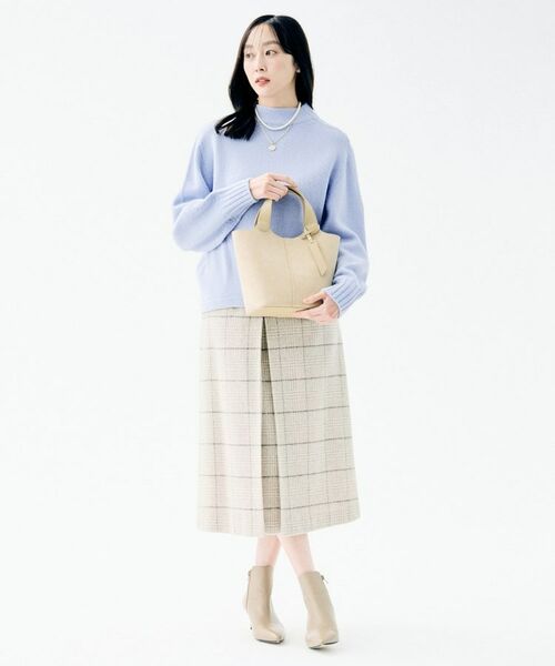 UNTITLED / アンタイトル ニット・セーター | 【ゆったりコンパクト】スポンディッシュ ボトルネックプルオーバー | 詳細12