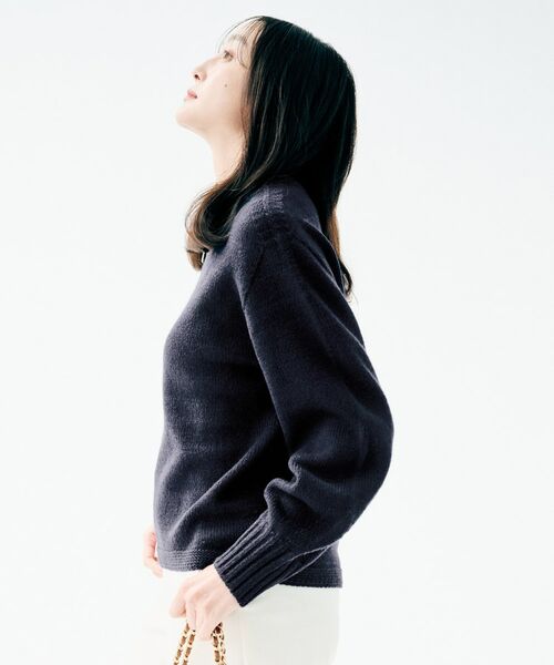 UNTITLED / アンタイトル ニット・セーター | 【ゆったりコンパクト】スポンディッシュ ボトルネックプルオーバー | 詳細15