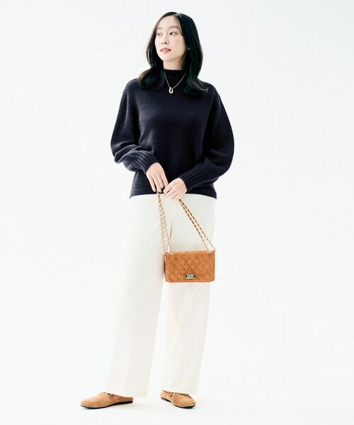 UNTITLED / アンタイトル ニット・セーター | 【ゆったりコンパクト】スポンディッシュ ボトルネックプルオーバー | 詳細16