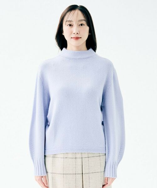 UNTITLED / アンタイトル ニット・セーター | 【ゆったりコンパクト】スポンディッシュ ボトルネックプルオーバー | 詳細18