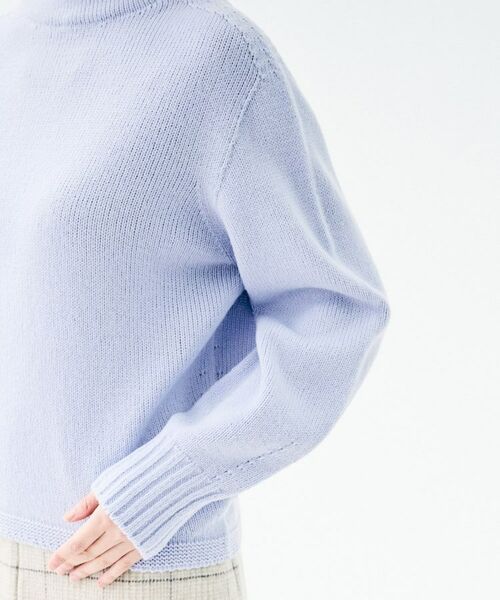 UNTITLED / アンタイトル ニット・セーター | 【ゆったりコンパクト】スポンディッシュ ボトルネックプルオーバー | 詳細22