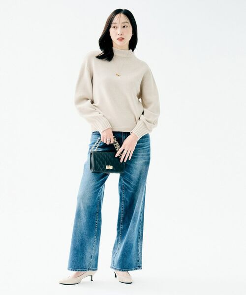 UNTITLED / アンタイトル ニット・セーター | 【ゆったりコンパクト】スポンディッシュ ボトルネックプルオーバー | 詳細4