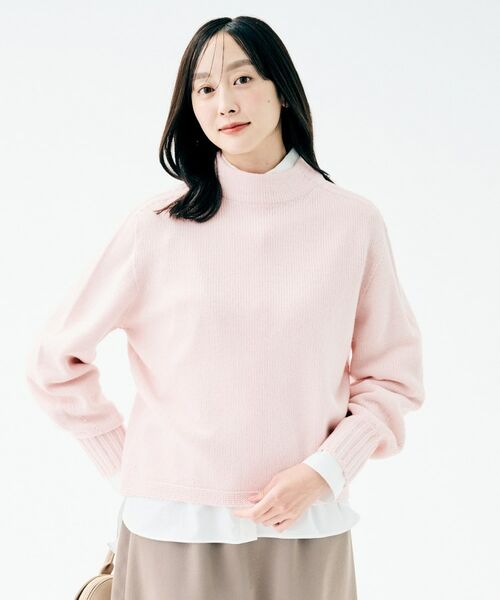 UNTITLED / アンタイトル ニット・セーター | 【ゆったりコンパクト】スポンディッシュ ボトルネックプルオーバー | 詳細6