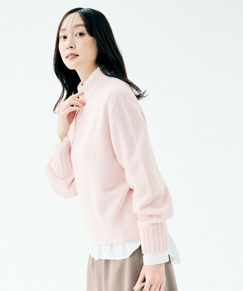 UNTITLED / アンタイトル ニット・セーター | 【ゆったりコンパクト】スポンディッシュ ボトルネックプルオーバー | 詳細7