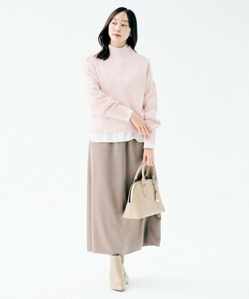 UNTITLED / アンタイトル ニット・セーター | 【ゆったりコンパクト】スポンディッシュ ボトルネックプルオーバー | 詳細8