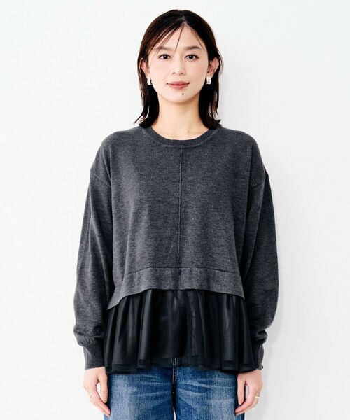 UNTITLED / アンタイトル カットソー | 【TORRAZZO DONNA】ニット×チュールトップス | 詳細10