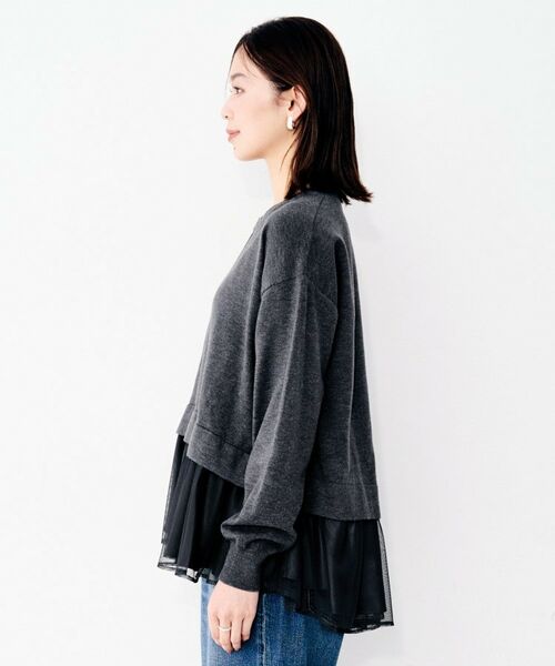 UNTITLED / アンタイトル カットソー | 【TORRAZZO DONNA】ニット×チュールトップス | 詳細11