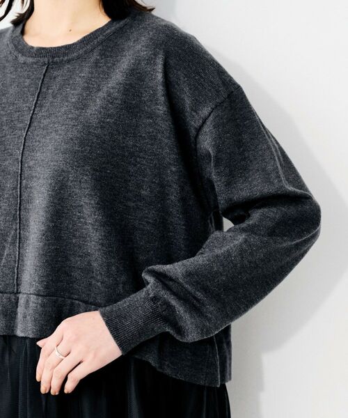 UNTITLED / アンタイトル カットソー | 【TORRAZZO DONNA】ニット×チュールトップス | 詳細14