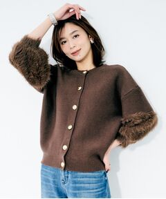 UNTITLED / アンタイトル カットソー | 【TORRAZZO DONNA】ファースリーブ2wayプルオーバー