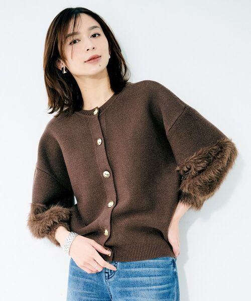 UNTITLED / アンタイトル カットソー | 【TORRAZZO DONNA】ファースリーブ2wayプルオーバー | 詳細14