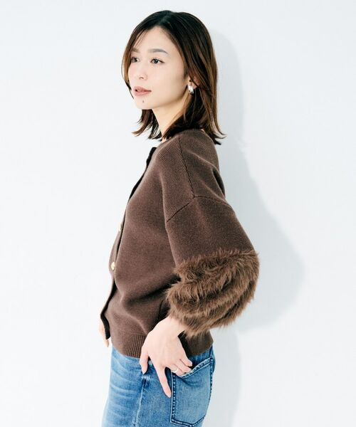 UNTITLED / アンタイトル カットソー | 【TORRAZZO DONNA】ファースリーブ2wayプルオーバー | 詳細15