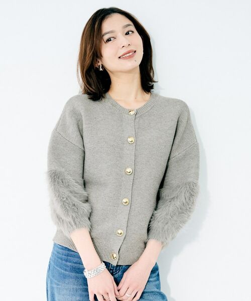 UNTITLED / アンタイトル カットソー | 【TORRAZZO DONNA】ファースリーブ2wayプルオーバー | 詳細2