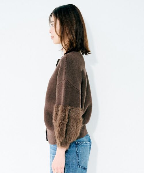 UNTITLED / アンタイトル カットソー | 【TORRAZZO DONNA】ファースリーブ2wayプルオーバー | 詳細21