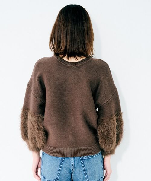 UNTITLED / アンタイトル カットソー | 【TORRAZZO DONNA】ファースリーブ2wayプルオーバー | 詳細22