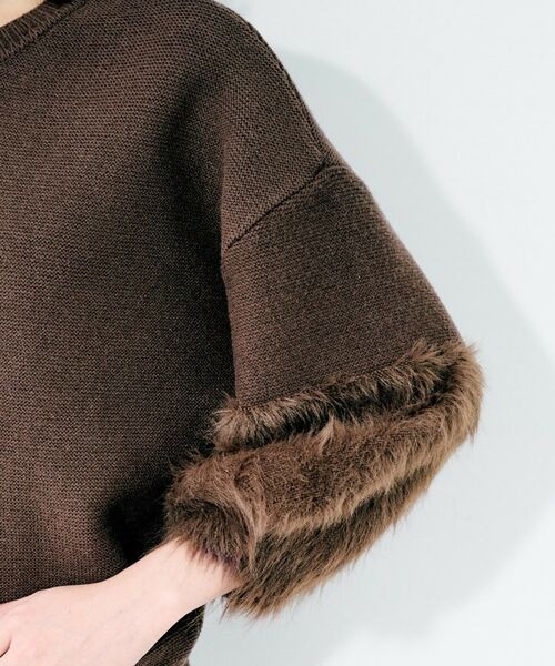 UNTITLED / アンタイトル カットソー | 【TORRAZZO DONNA】ファースリーブ2wayプルオーバー | 詳細24