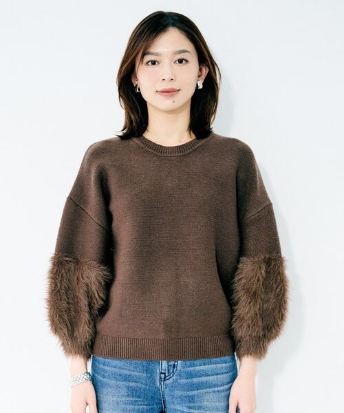 UNTITLED / アンタイトル カットソー | 【TORRAZZO DONNA】ファースリーブ2wayプルオーバー | 詳細27