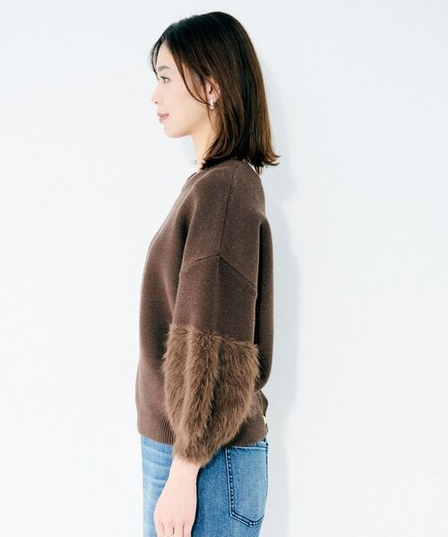 UNTITLED / アンタイトル カットソー | 【TORRAZZO DONNA】ファースリーブ2wayプルオーバー | 詳細28