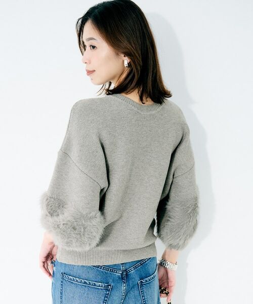 UNTITLED / アンタイトル カットソー | 【TORRAZZO DONNA】ファースリーブ2wayプルオーバー | 詳細3