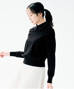 UNTITLED / アンタイトル ニット・セーター | 2WAYレース襟ニットプルオーバー