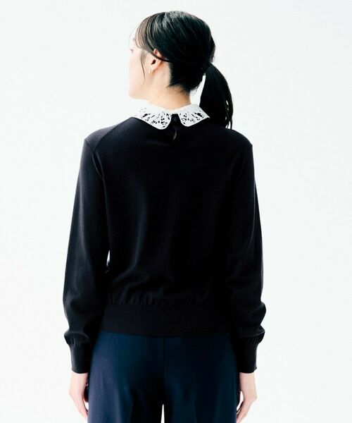 UNTITLED / アンタイトル ニット・セーター | 2WAYレース襟ニットプルオーバー | 詳細16