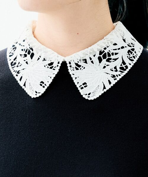 UNTITLED / アンタイトル ニット・セーター | 2WAYレース襟ニットプルオーバー | 詳細17