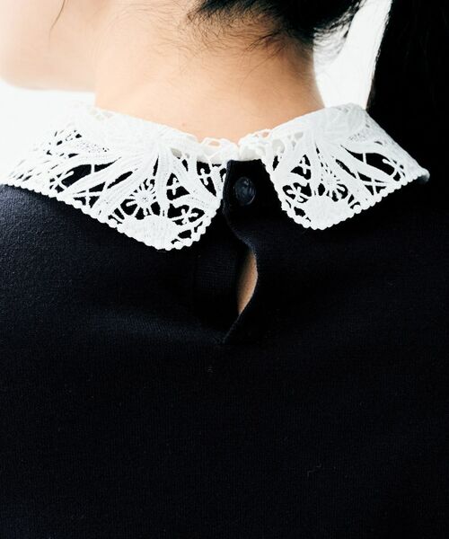 UNTITLED / アンタイトル ニット・セーター | 2WAYレース襟ニットプルオーバー | 詳細18