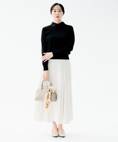 UNTITLED / アンタイトル ニット・セーター | 2WAYレース襟ニットプルオーバー | 詳細6